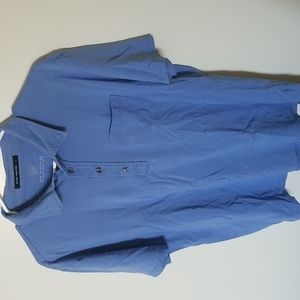 🌸 3 for $20 Gap men's short sleeve polo shirt, size L, in light blue